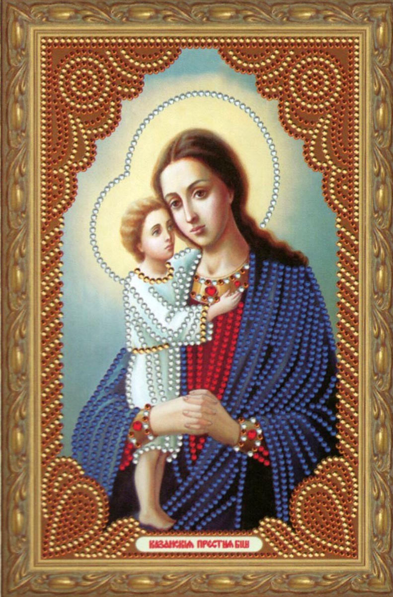 Алмазная мозаика Икона Божией матери Взыскание погибших, арт. CDX016